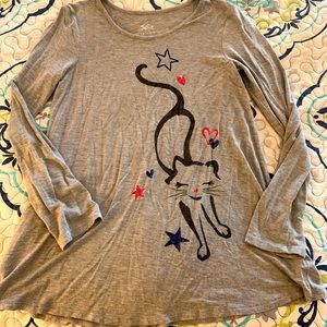 Long sleeve Justice top